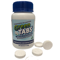 Cloro Verde con/sin Fragancia y Detergente TAB-TABS